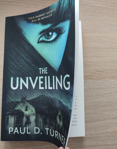 The Unveiling Paul D. Turner paperback page turn